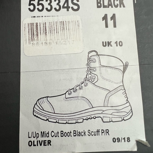 Steel Toe Shoes Size 11 - Picture 3 of 4